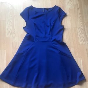 Blue business dress